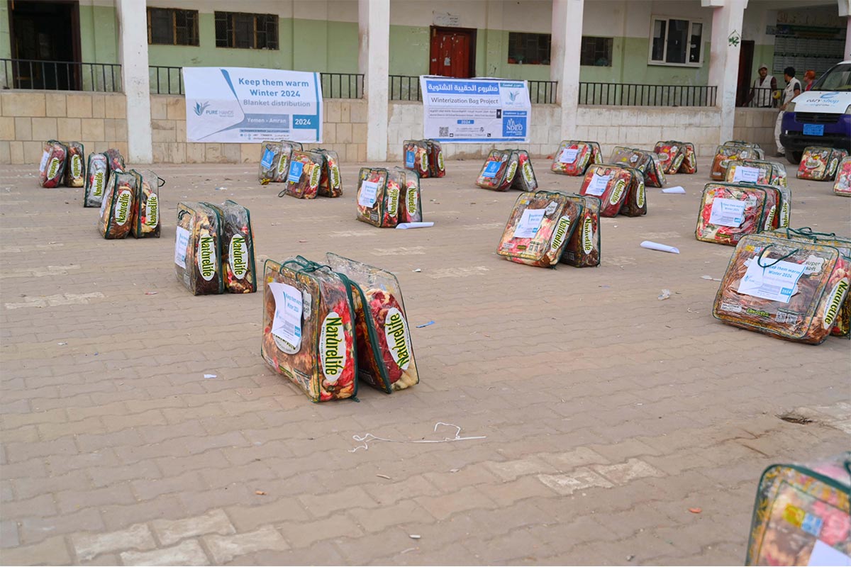 Nabd Organization implements the winter bag project